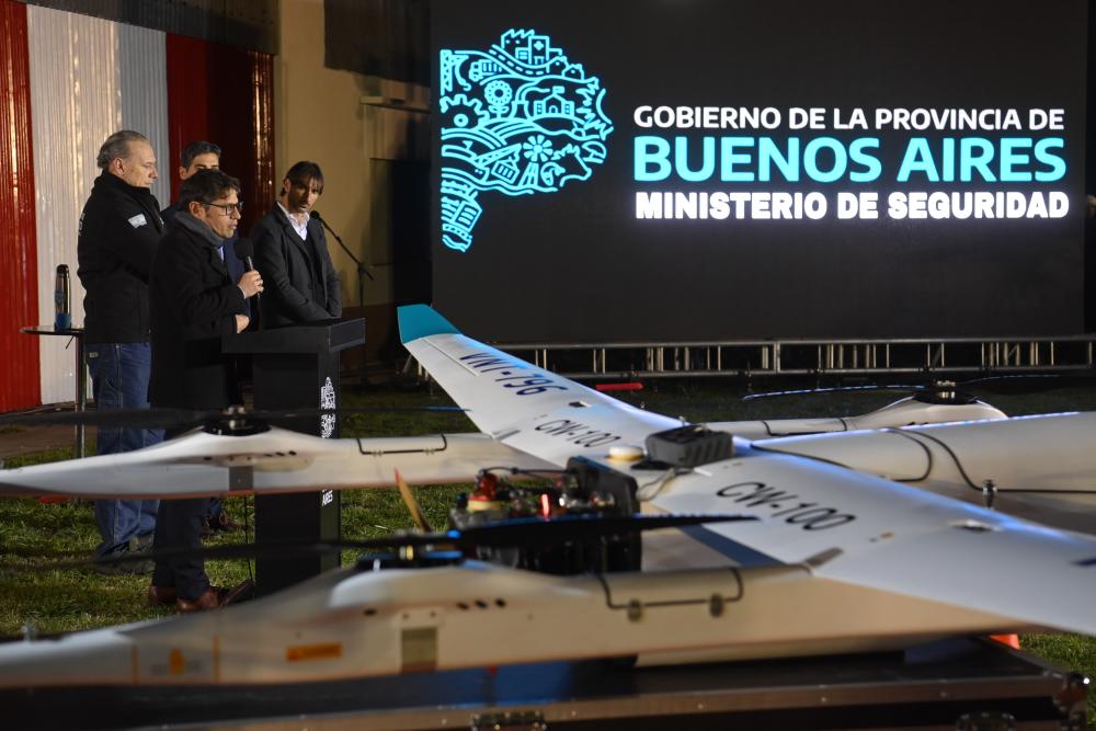 La Provincia presentó los nuevos drones para fortalecer la seguridad en el campo