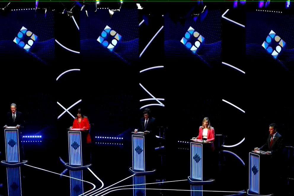 Vibrante debate presidencial: lo que dejaron los cruces de los cinco candidatos