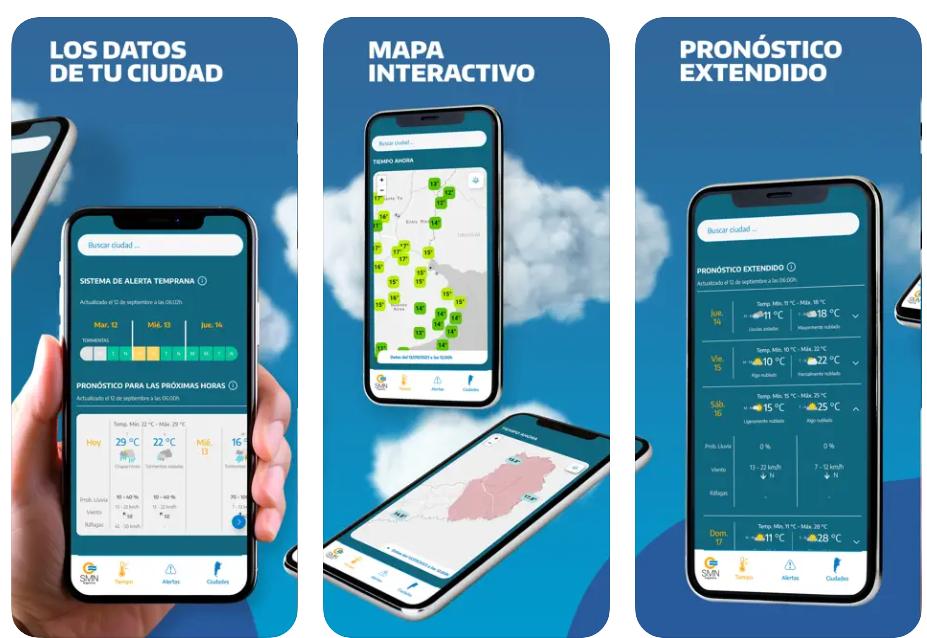 Cómo es la aplicación del SMN que incorpora el sistema de alertas tempranas