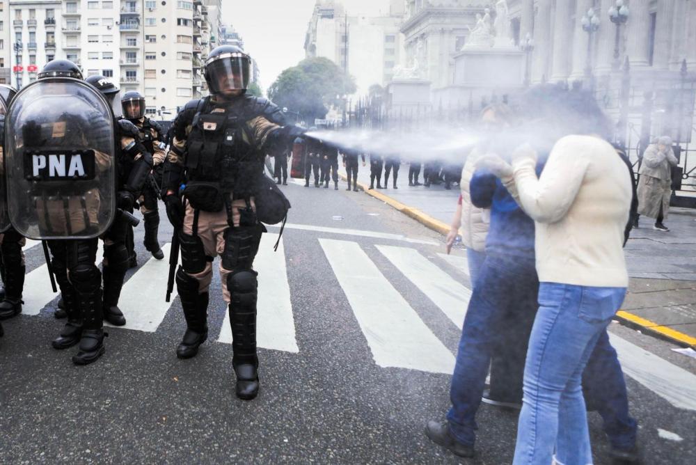 Familiares de los detenidos por protestar llamaron a manifestarse en Plaza de Mayo