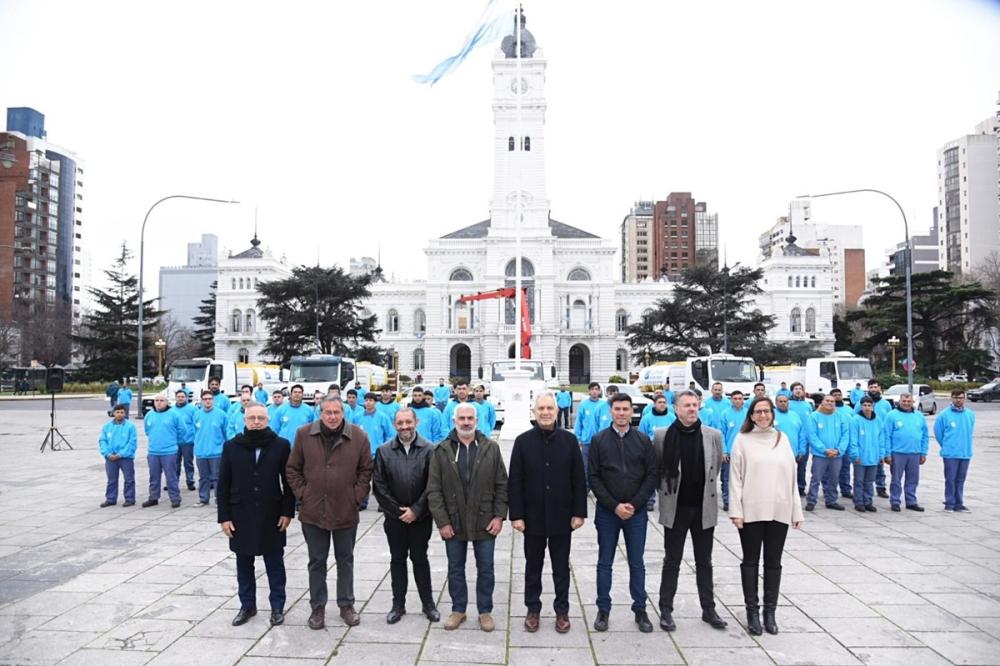 Intendente peronista presentó programa de limpieza de paredes y espacios vandalizados