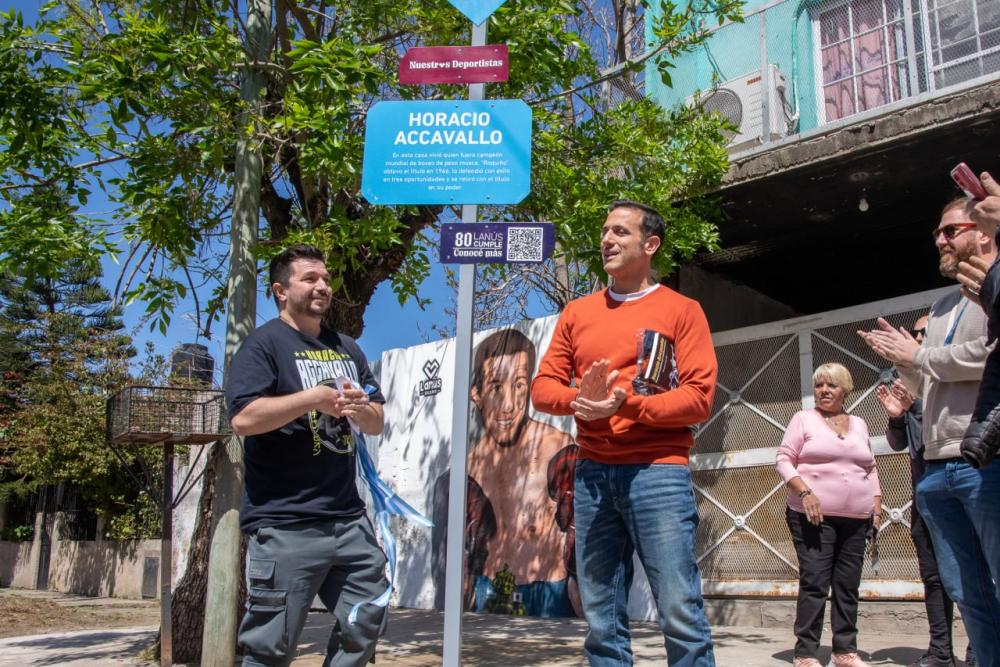 Lanús tiene su Circuito Histórico y Turístico, con un homenaje a Horacio Accavallo