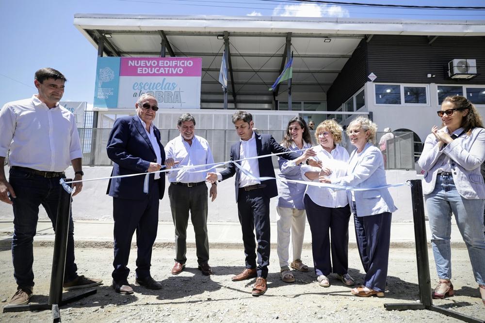 Kicillof inauguró el edificio escolar Nº 234 en territorio bonaerense